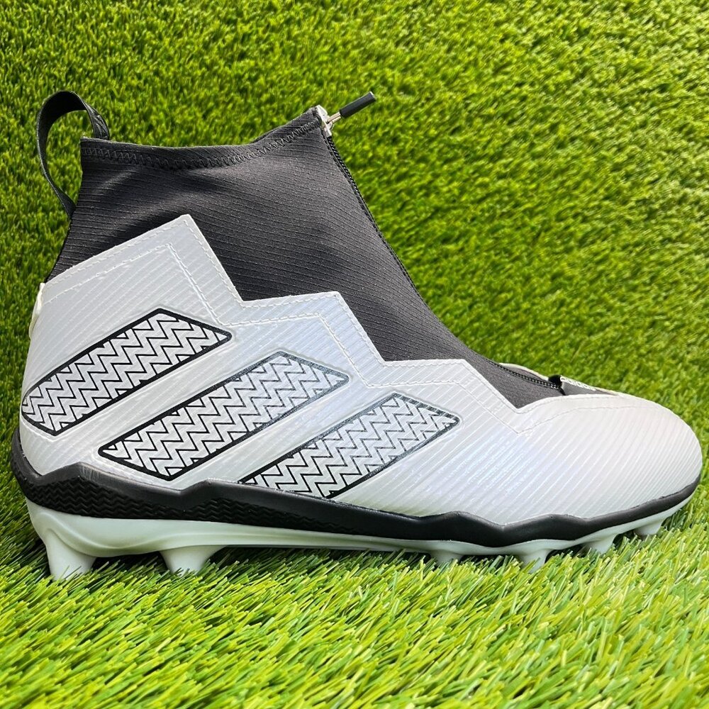 Adidas Nasty 2.0 Mens Size 12 White Black Running Outdoor Football Cleats
